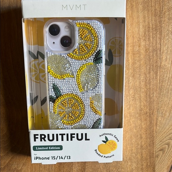 MVMT Other - MVMT | Lemon 🍋 Beaded IPhone Case  ~ Several Sizes